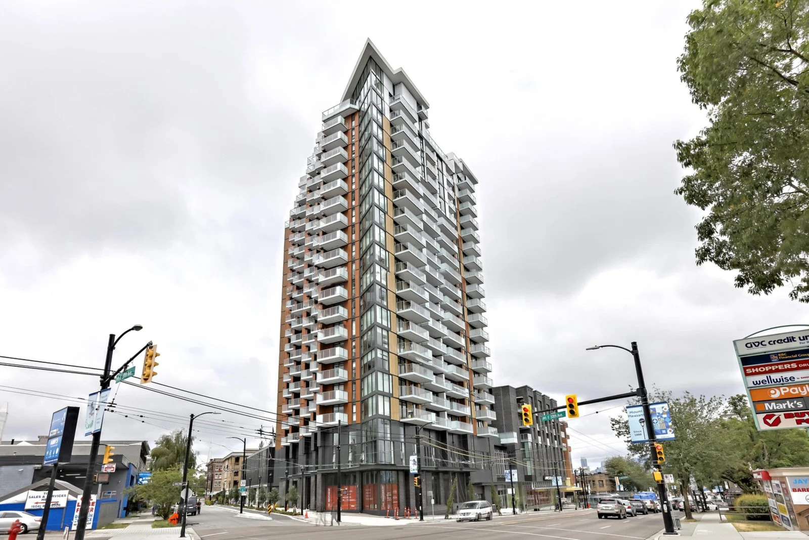 The Independent tower at Main and Kingsway in Mount Pleasant