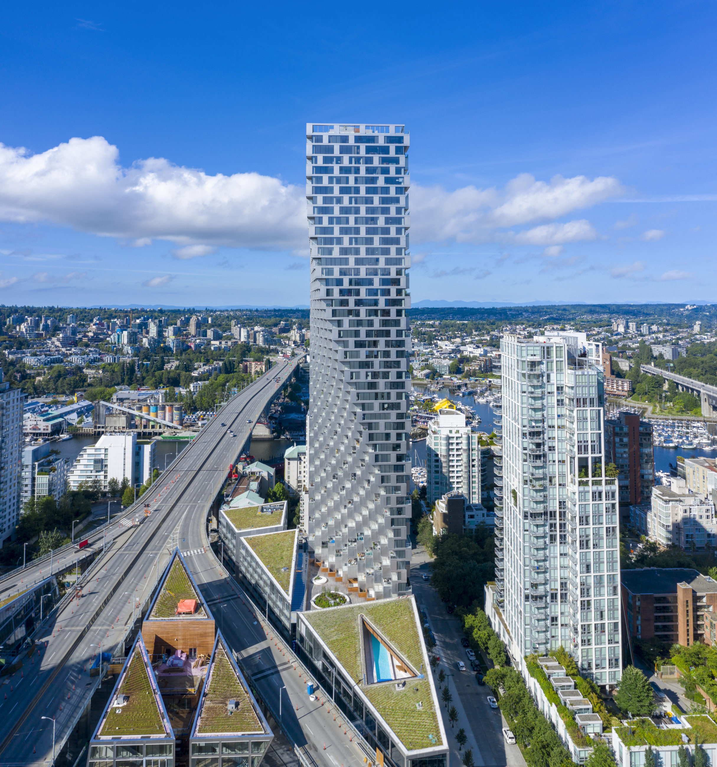 Vancouver House twisting tower at the Beach District gateway